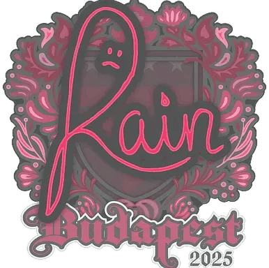 Calcomanía | rain | Budapest 2025