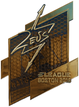 Sticker | Zeus(금박) | 보스턴 2018