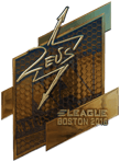 Sticker | Zeus (Gold) | Boston 2018