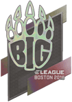 Sticker | BIG (Holo) | Boston 2018