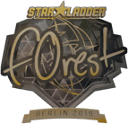 Sticker | f0rest (Gold) | Berlin 2019 image