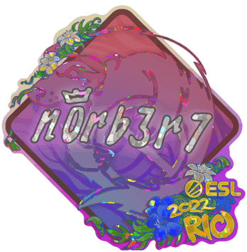 Sticker | n0rb3r7(闪耀)| 2022年里约热内卢锦标赛