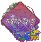 Sticker | n0rb3r7 (Glitter) | Rio 2022 Sticker | n0rb3r7 (Glitter) | Rio 2022 image