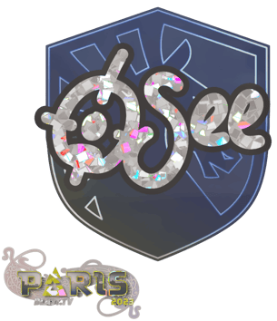 Sticker | oSee (Glitter) | Parigi 2023