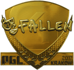 Sticker | FalleN (Gold) | Krakow 2017 Sticker | FalleN (Gold) | Krakow 2017 image