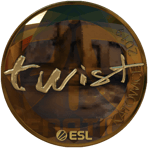 Sticker | twist (Gold) | Katowice 2019