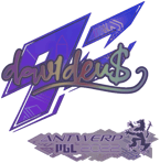 Sticker | dav1d (Holo) | Antwerp 2022