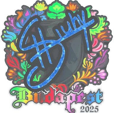 Naklejka | siuhy (holograficzna) | Budapeszt 2025