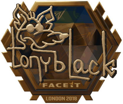 Sticker | tonyblack (or) | Londres 2018