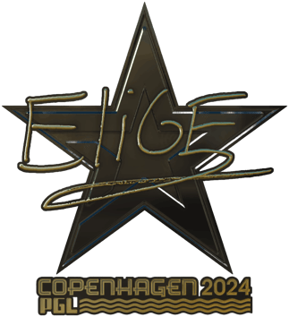 Sticker | EliGE (złota) | Kopenhaga 2024