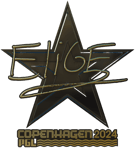 Sticker | EliGE (Gold) | Copenhagen 2024