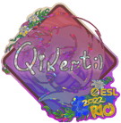 Sticker | qikert (Glitter) | Rio 2022 Sticker | qikert (Glitter) | Rio 2022 image