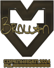 Sticker | Brollan (Gold) | Copenhagen 2024 image