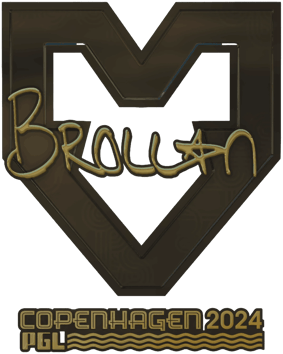 Sticker | Brollan (Gold) | Copenhaga 2024