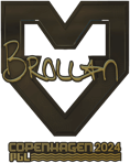 Sticker | Brollan (Gold) | Copenhagen 2024
