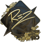 Sticker | REZ (Gold) | Rio 2022 image