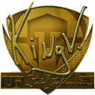 Sticker | kNgV- (Gold) | Krakow 2017 image