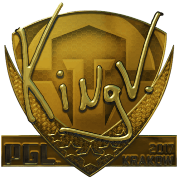 Sticker | kNgV- (ゴールド) | Krakow 2017