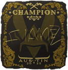 Sticker | FlameZ (Gold, Champion) | Austin 2025 image