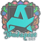 Sticker | Aurora (Embroidered) | Budapest 2025 Sticker | Aurora (Embroidered) | Budapest 2025 image