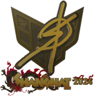 Sticker | degster (Gold) | Shanghai 2024 image