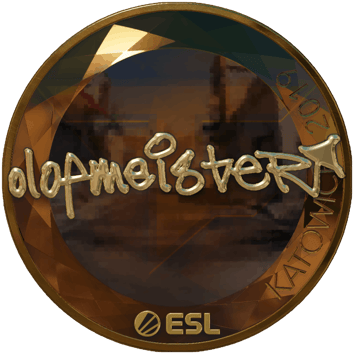 Sticker | olofmeister (Gold) | Kattowitz 2019