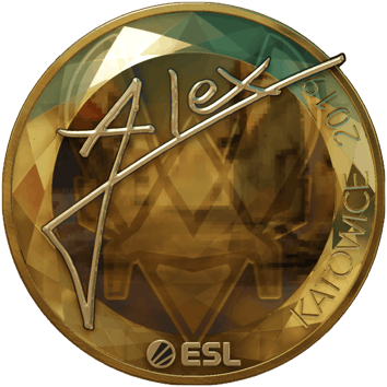 Sticker | ALEX (Gold) | Kattowitz 2019