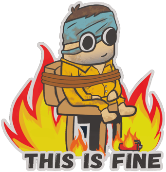 Sticker | This Is Fine (O)