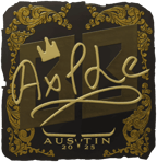 Sticker | Ax1Le (Gold) | Austin 2025
