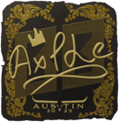 Sticker | Ax1Le (Gold) | Austin 2025 Sticker | Ax1Le (Gold) | Austin 2025 image