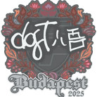 Sticker | dgt | Budapest 2025 Sticker | dgt | Budapest 2025 image