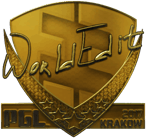 Sticker | WorldEdit (Gold) | Krakow 2017 image