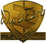 Sticker | WorldEdit (Gold) | Krakow 2017