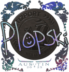 Sticker | Plopski (Holo) | Austin 2025