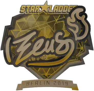 Sticker | Zeus（金色）| 2019年柏林锦标赛
