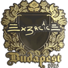 Sticker | Ex3rcice (Gold) | Budapest 2025 image