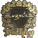 Sticker | Ex3rcice (Gold) | Budapest 2025