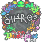 Sticker | sh1ro (Holo) | Budapest 2025 Sticker | sh1ro (Holo) | Budapest 2025 image