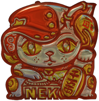 Sticker | Lucky Cat (Foil)