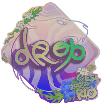 Sticker | drop (Holo) | Rio 2022