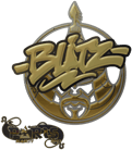 Sticker | bLitz (Gold) | Paris 2023 image