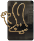 Aufkleber | Hallo FAMAS (Gold) image