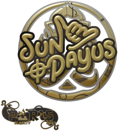 Sticker | SunPayus (Altın) | Paris 2023