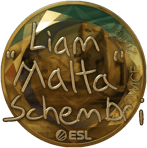 Sticker | malta (Gold) | Katowice 2019