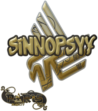 Sticker | sinnopsyy (kulta) | Paris 2023