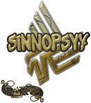 Sticker | sinnopsyy (Gold) | Paris 2023