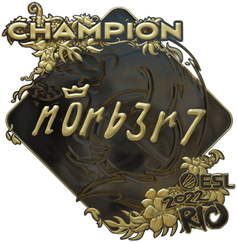 Sticker | n0rb3r7 (Vàng, Nhà vô địch) | Rio 2022
