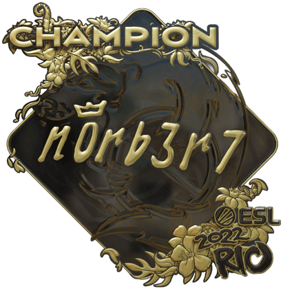 Sticker | n0rb3r7 (ทอง, ผู้ชนะเลิศ) | Rio 2022