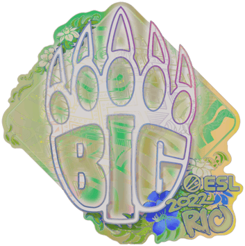 Sticker | BIG（全息）| 2022年里约热内卢锦标赛
