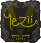 Sticker | mezii (Foil) | Austin 2025 image